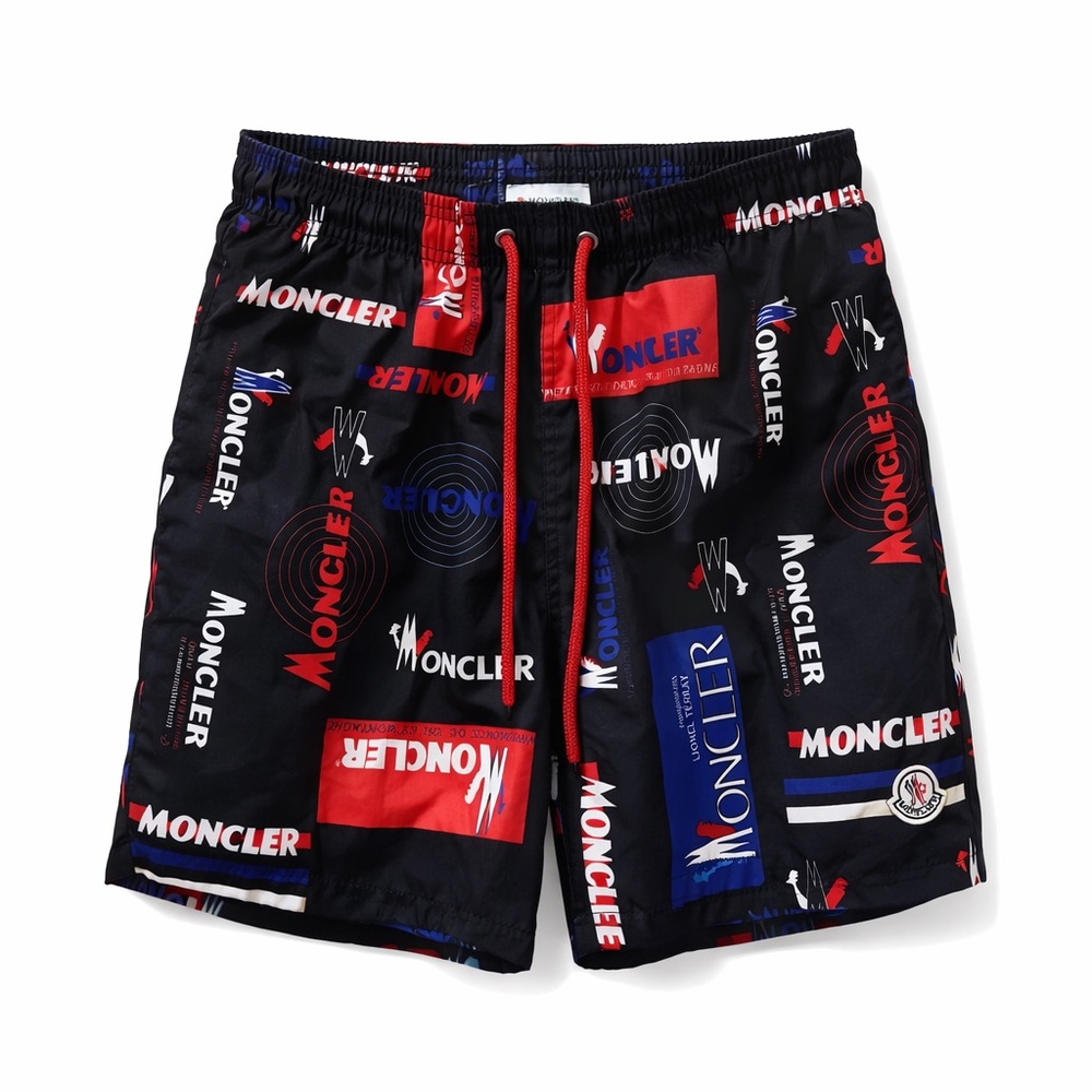 Moncler Logo-Print Swim Shorts